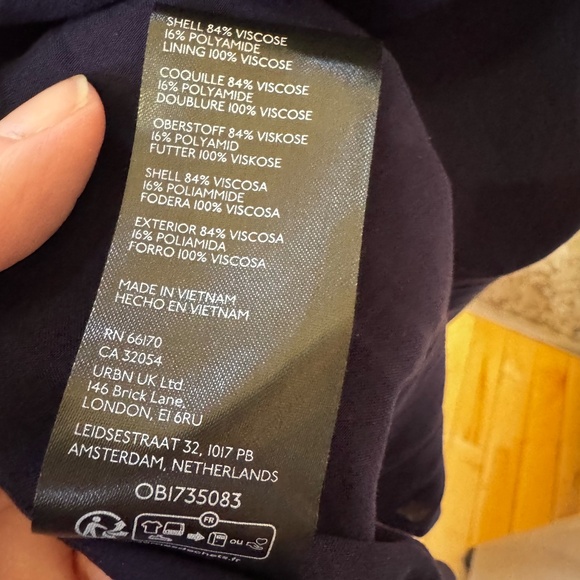 NWT Anthropologie Watercolor Printed, Size Large, A-Line Maxi Dress Back Cut-Out - Picture 14 of 16